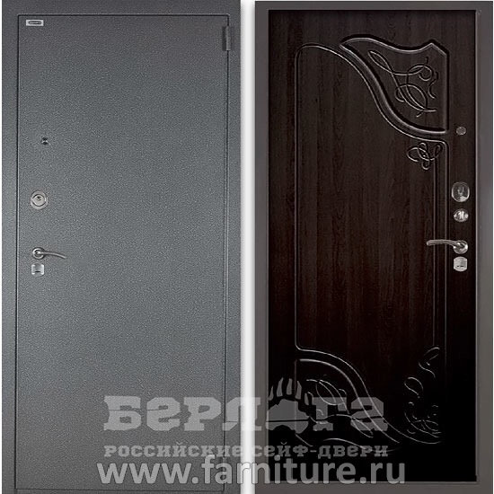 Входная металлическая Сейф дверь Берлога 3К Веста Венге 