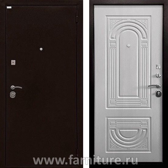  Входная металлическая дверь Йошкар-Ола RTO Матовый Белый 