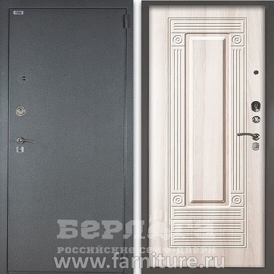  Входная металлическая Сейф дверь Берлога 3К Флоренция 6 Ларче светлый 