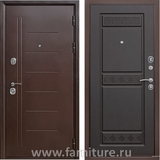  Входная металлическая дверь Йошкар АТ-10 Венге 