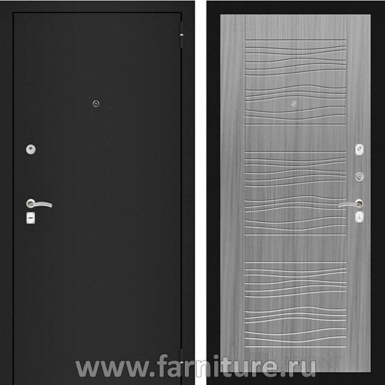  Входная металлическая дверь Лабиринт Classic Шагрень 06 Сандал серый 
