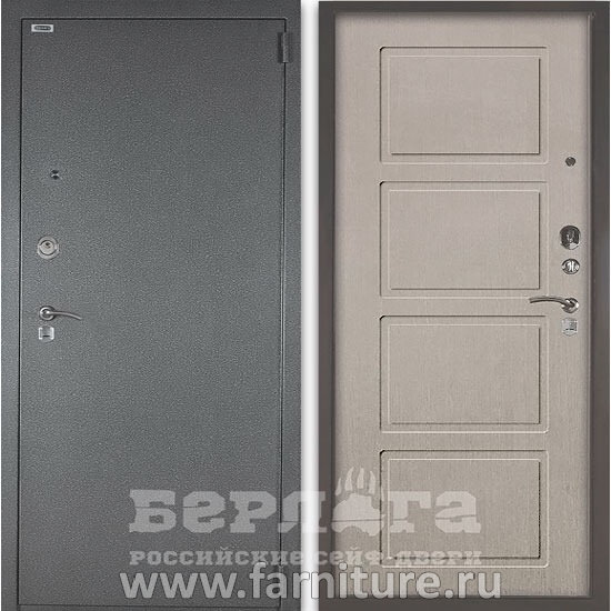  Входная металлическая Сейф дверь Берлога 3К Геометрия Ларче светлый 