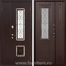  Входная металлическая дверь Farniture VC 1200 Венге 