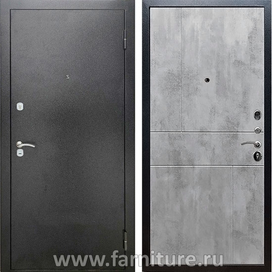  Входная металлическая дверь Рекс Сити ФЛ-290 Бетон светлый 