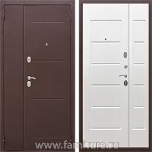  Входная металлическая дверь Farniture G-75 1200 Ясень белый 